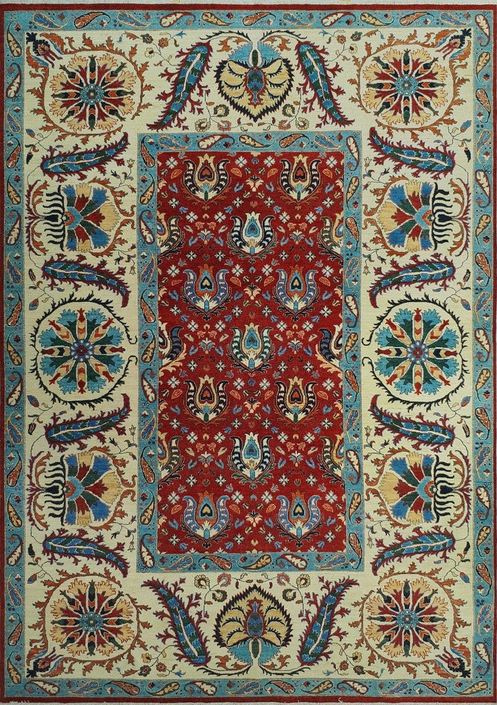 Aria Fine Chobi Matias Red Rug