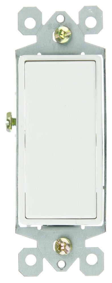 Sunlite E511 3 Way Grounded Rocker Switch, White