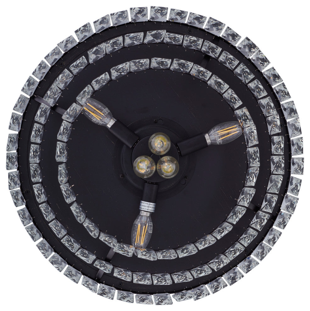 Fanaway Veil 48" Ceiling Fan, Antique Black