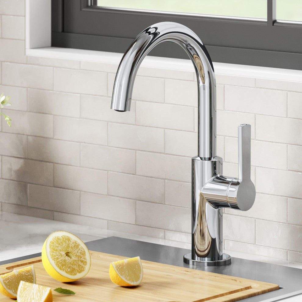 Oletto 1-Hole Kitchen Bar Faucet Matte Black