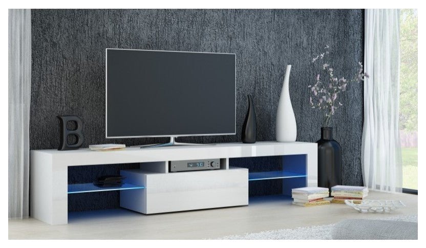 ZEVA TV Stand, White
