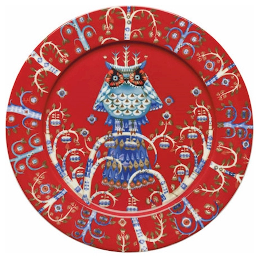 iittala Taika Dinner Plate 10.75", Red, 1013907