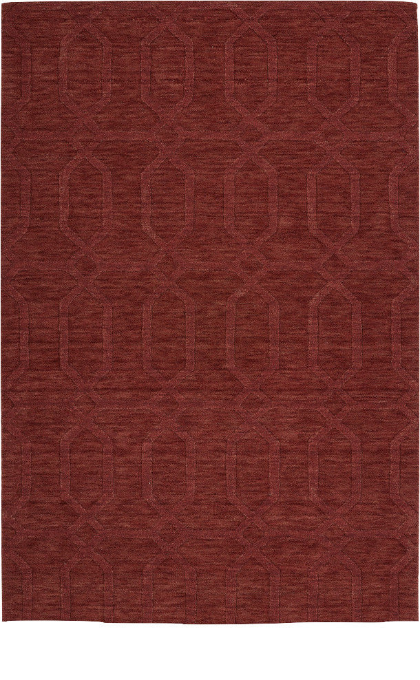 Kaleen Hand-Tufted Imprints Modern I Wool Rug, Cinnamon, 5'x8'
