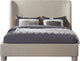 Penny Bed, Beige, Full, Linen Textured Fabric