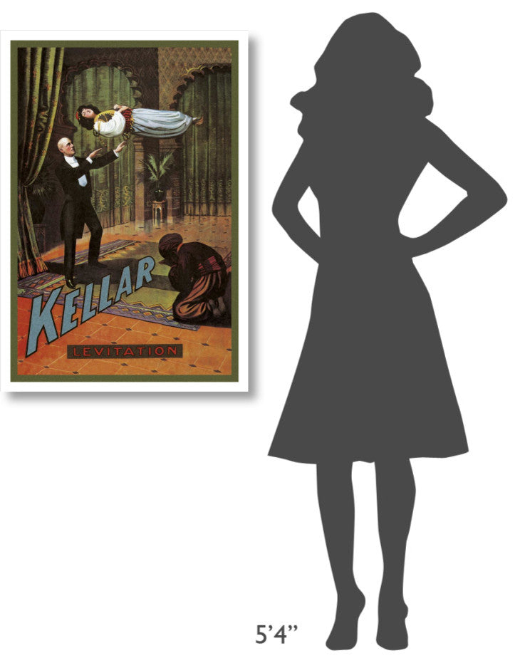 "Magicians: Kellar: Levitation" Digital Paper Print, 26"x38"