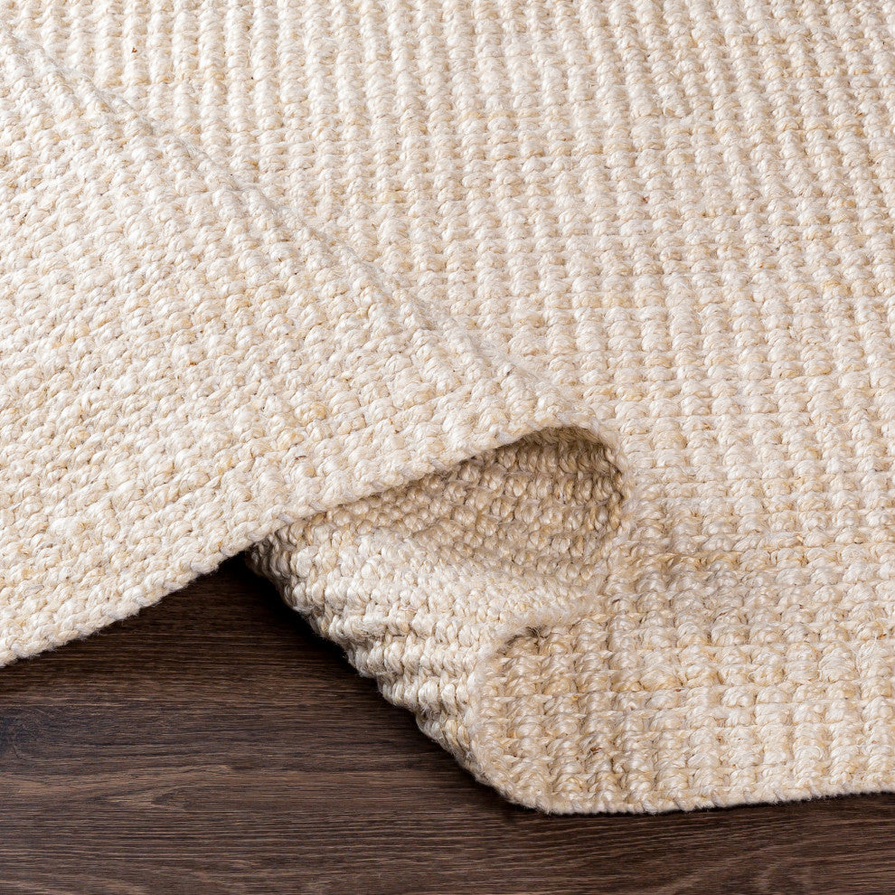 Chunky Naturals Cottage Area Rug, White, 9'6