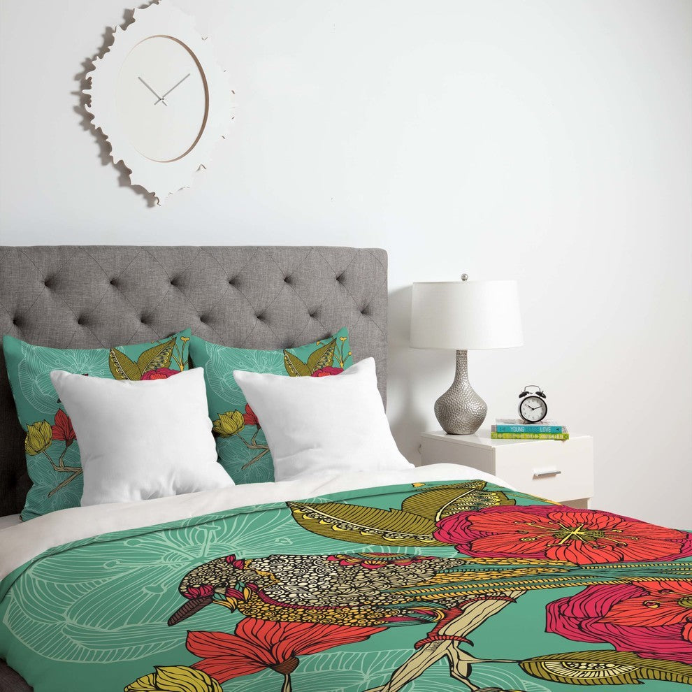 Deny Designs Valentina Ramos Contented Constance Duvet Cover - Lightweight