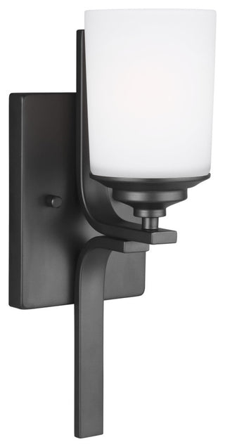 Kemal 1-Light Wall/Bath Sconce, Midnight Black