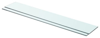 vidaXL Wall Shelf Floating Shelf Display Shelf Wall Mounted 2 Pcs Tempered Glass