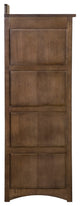 Crafters and Weavers Mission Solid Oak 4 Drawer File Cabinet - Walnut, Five