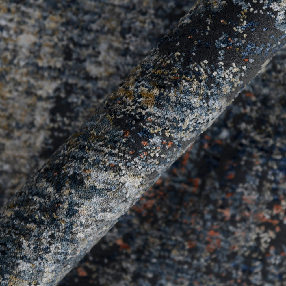 Vermont Bianca Area Rug, Gray, 8'10" x 11'10", Abstract