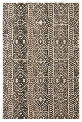 Weave & Wander Oliena Charcoal 2'x3' Power Loomed Area Rug