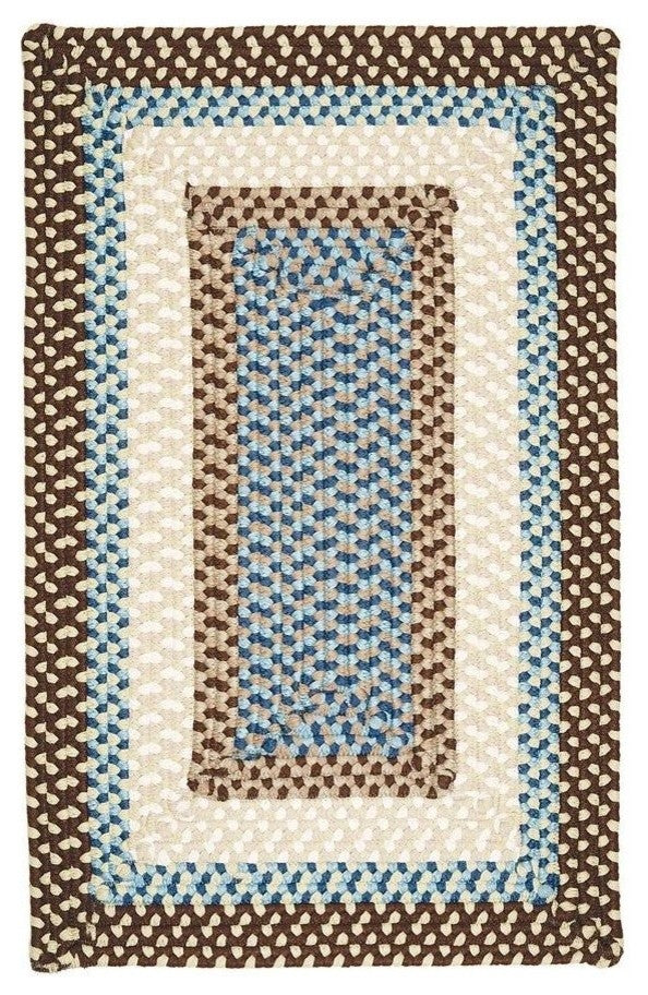 Montego MG89 Bright Brown Indoor/Outdoor Area Rug, Rectangular 10'x13'