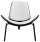 Modern Contemporary Living Room Lounge Chair Black White