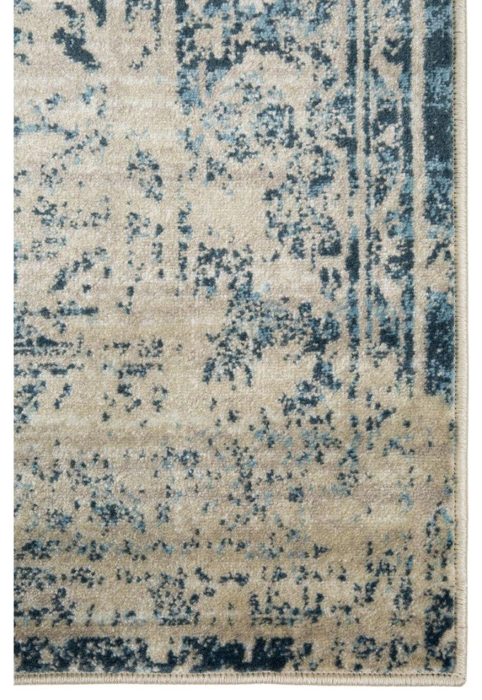 KAS Heritage 9368 Ivory/Blue Traditions Area Rug, 7'7" x10'10"