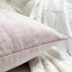 Serenta Textured Velvet Pillow Shell, Set of 4, Softpink