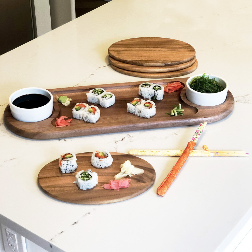 5 Piece Serving Tray Set