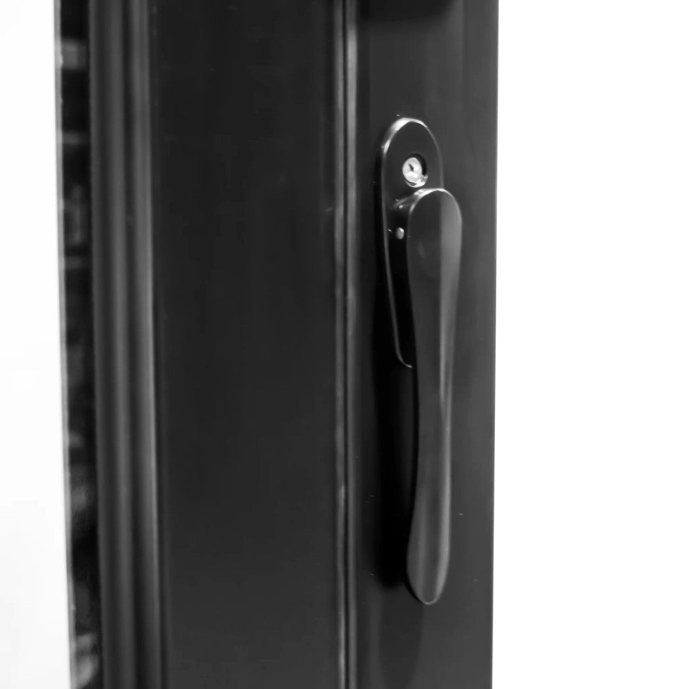 Patio Bi-Fold Door Open Left to Right 72"x96", 2-panel, Black Color, Low E Glass