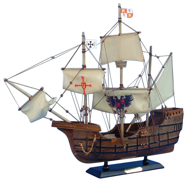 Wooden Santa Maria Limited Tall Model Ship, 20"