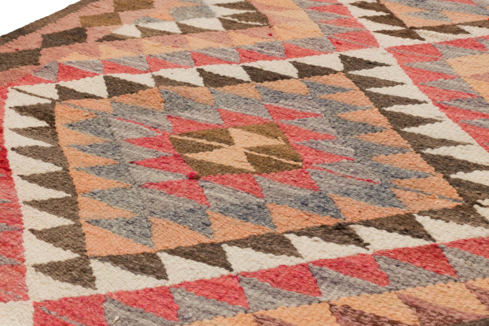 Vintage Turkish Kilim Runner 3' 3" x 10' 6", 39 in. x 126 in.