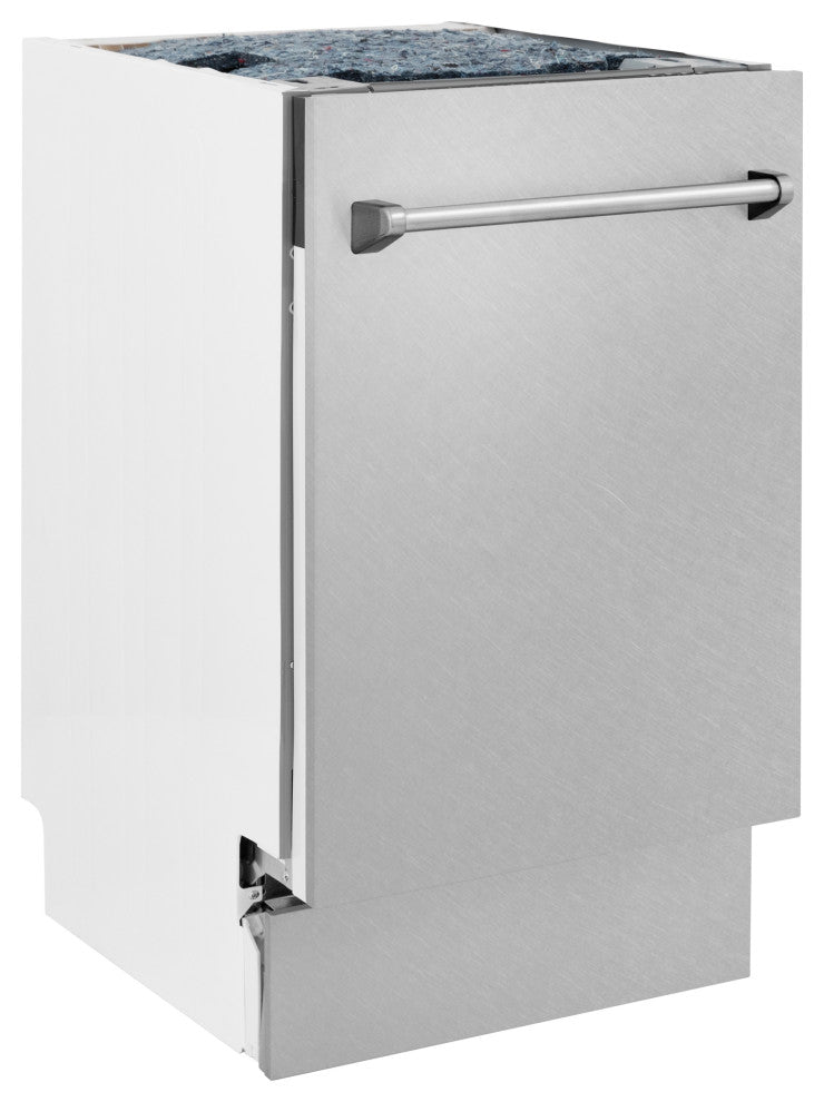 ZLINE 18" Tall Tub Dishwasher, DuraSnow With Stainless Steel Tub DWV-SN-18