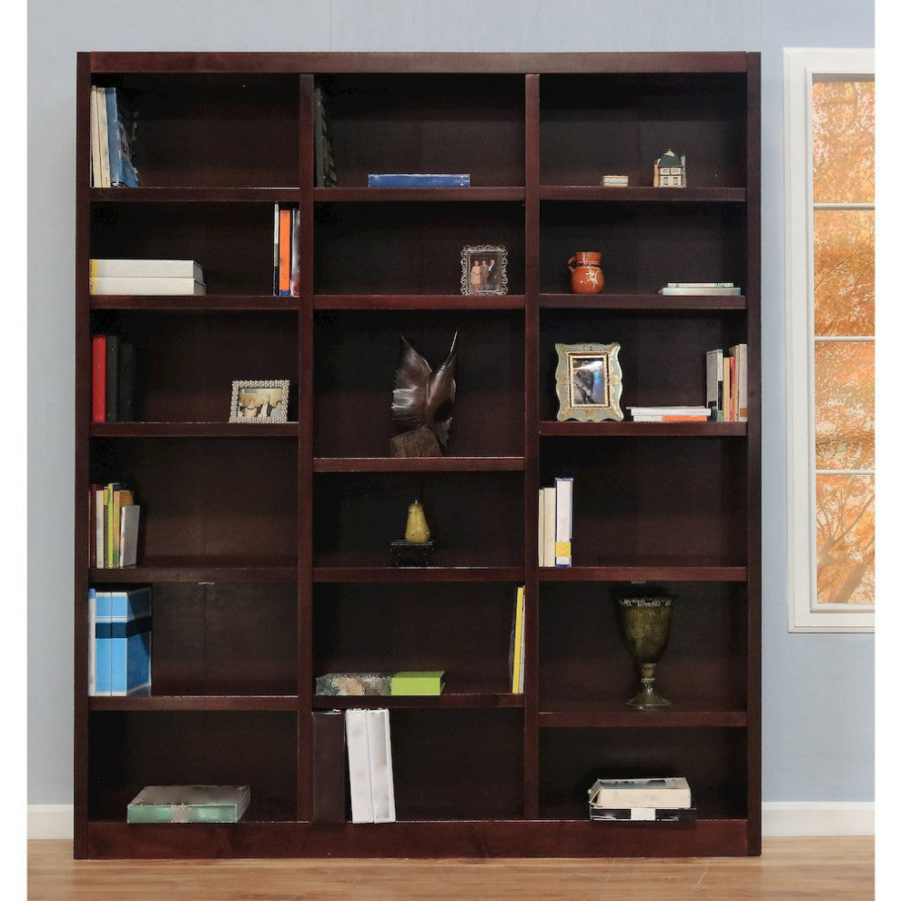 Concepts in Wood 72 x 84 Wall Storage Unit, Cherry Finish