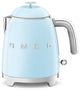 Smeg Retro Style Electric KLF05 Mini Kettle, Pastel Blue