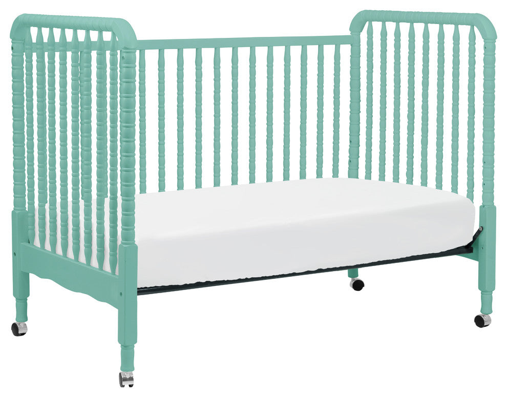 DaVinci Jenny Lind 3-In-1 Convertible Crib With Conversion Kit, Lagoon