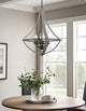 Kira Home Laguna 26" Rustic Foyer Chandelier, Wood Style Metal Frame, Accents