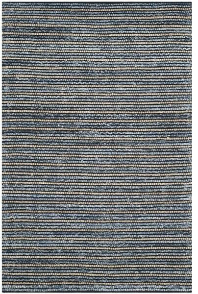 Safavieh Cape Cod Cap363A Rug, Blue/Natural, 6'0" X 9'0"