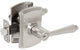 Delaney Hardware Florini Series Keyed Entry Lever Set, Satin Nickel
