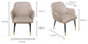 Retro Berlin Accent Chair - Beige