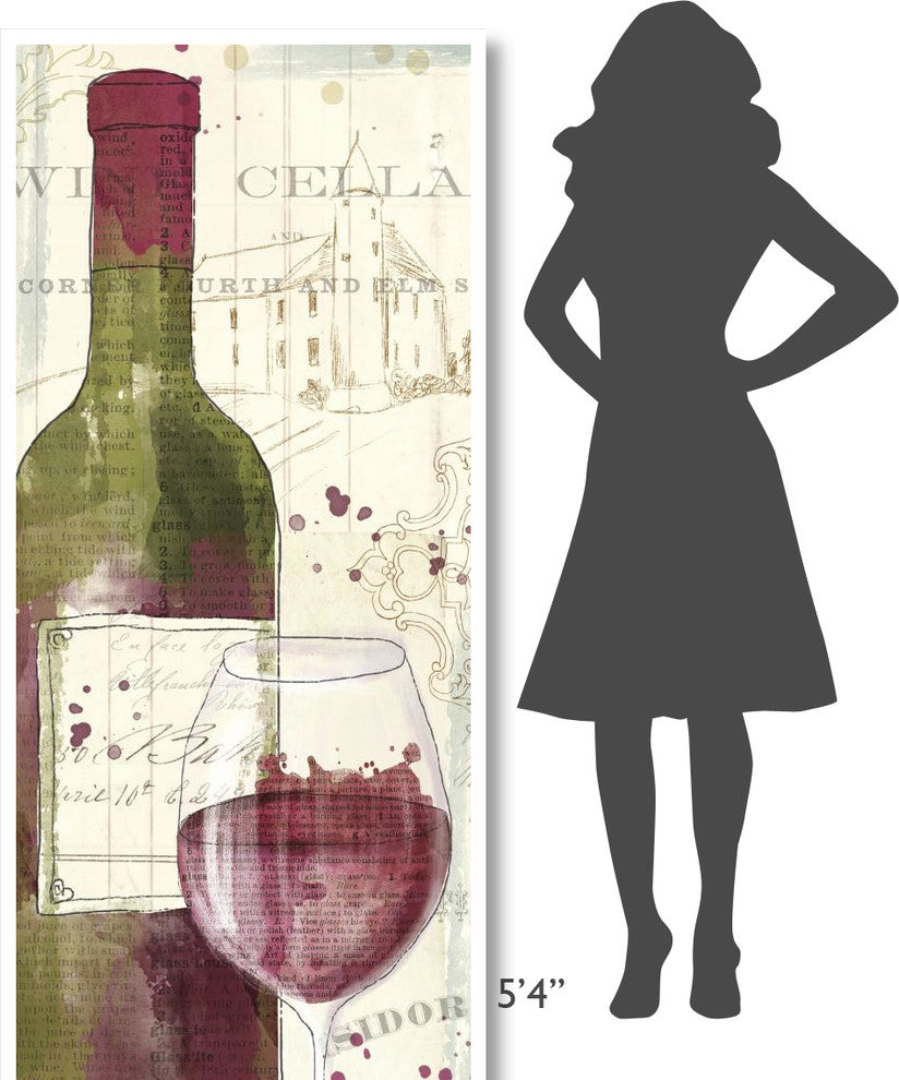 "Chateau Winery IV" Digital Paper Print by Katie Pertiet, 32"x77"