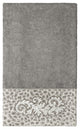 Linum Home Textiles Turkish Cotton April Embellished Bath Towel, Dark Gray