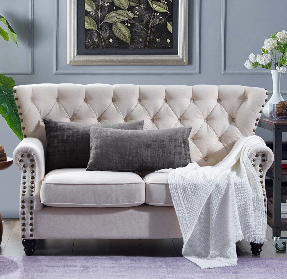 Velvet 2 Piece Lumbar Pillow Cover Set, Steeple Gray, 2 Piece, 14"x26"