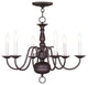 Williamsburgh Chandelier, Imperial Bronze and Bronze
