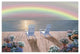 "Rainbow Wishes" Digital Paper Print by Diane Romanello, 32"x22"