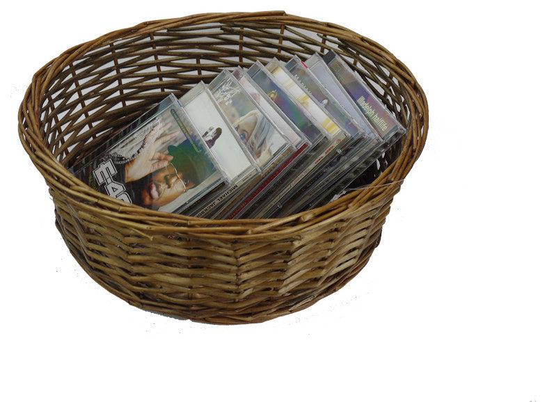 12" Honey Willow Round Tray