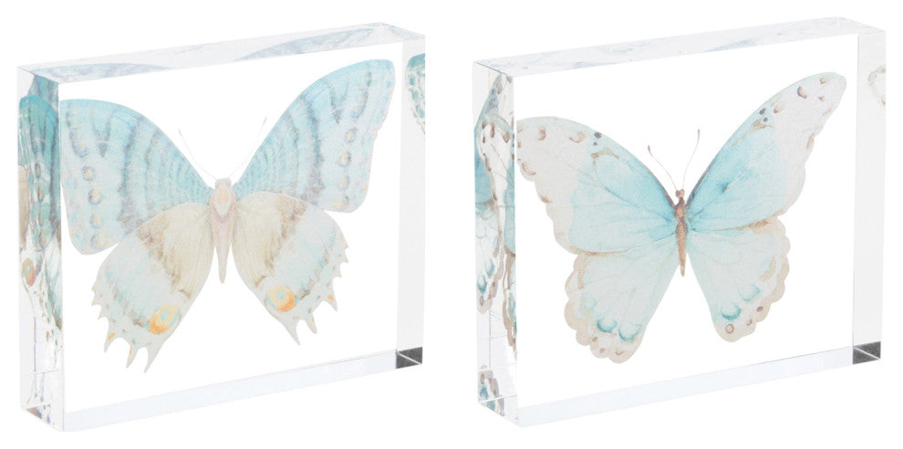 Acyrlic Butterfly Decor, Set of 4