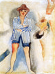 Charles Demuth Man in Blazer - 21" x 28" Premium Canvas Print