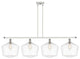 Innovations 516-4I-WPC-G652-12 4-Light Island Light, White, Polished Chrome
