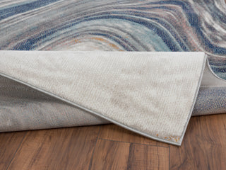 Abani Porto Collection PRT200A Contemporary Liquid Metal Area Rug