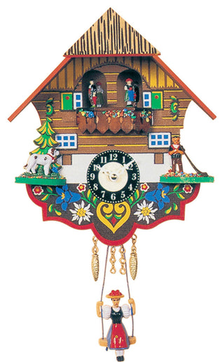 Engstler Battery-Operated Clock- Mini Size With Music/Chimes