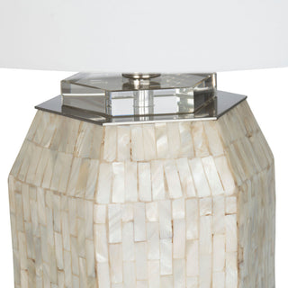 Remini 31" Table Lamp With Drum Shade, Gray