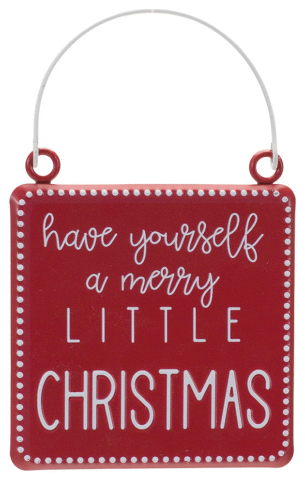 Holiday Sentiment Ornament, 6-Piece Set