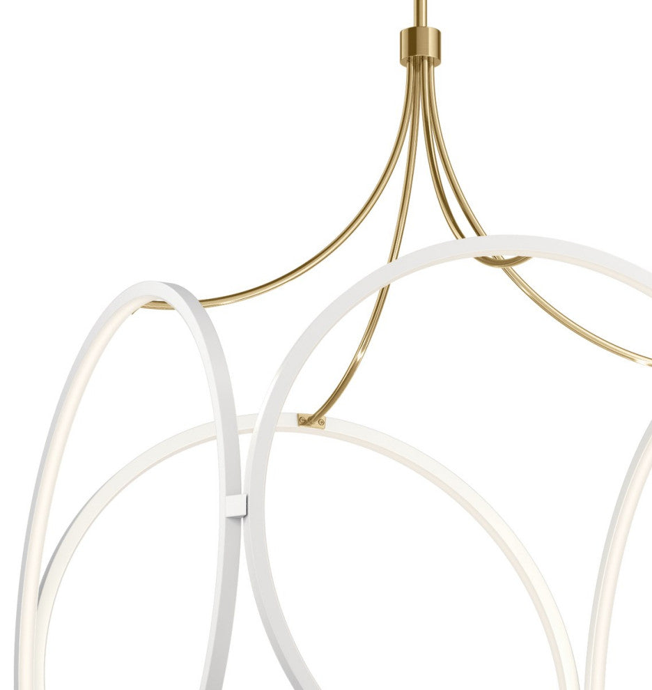 elan Ciri 1-LT Large LED Pendant 83348WH - White