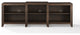 Ronin Low Profile Tv Stand For 75+ Inch Tv, Dark Walnut