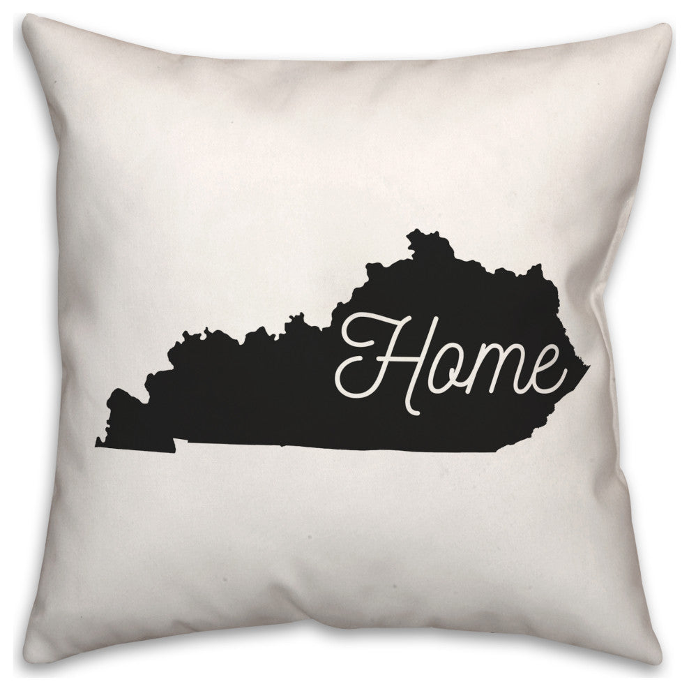 Kentucky Home 18x18 Spun Poly Pillow