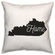 Kentucky Home 18x18 Spun Poly Pillow