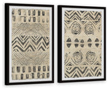Golden Patterns Diptych, 40"x30"